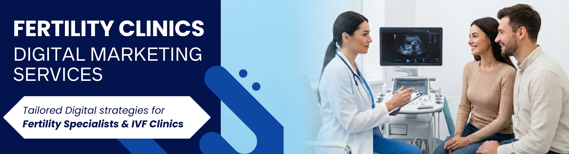 Digital marketing solutions for fertility clinics to attract patients.